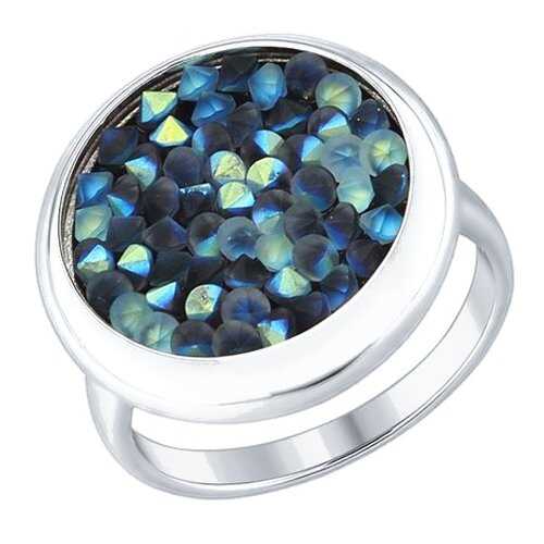 Кольцо женское SOKOLOV из серебра с кристаллами Swarovski 94012430 р.17 в Орби