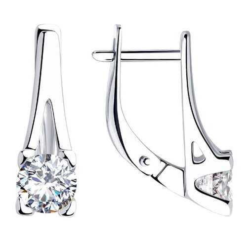 Серьги SOKOLOV из серебра со Swarovski Zirconia 89020117 в Орби