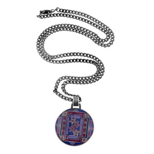 Колье Clara Bijoux B75841 BL фиолетовое/сиреневое/серое в Орби