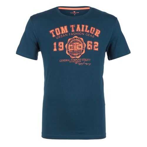 Футболка мужская TOM TAILOR 1008637-21179 синяя M в Орби