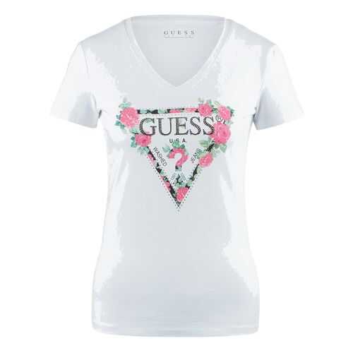 Футболка женская Guess W0YI85-J1300 белая XS в Орби