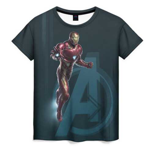 Футболка женская ВсеМайки Iron Man разноцветная 4XL в Орби