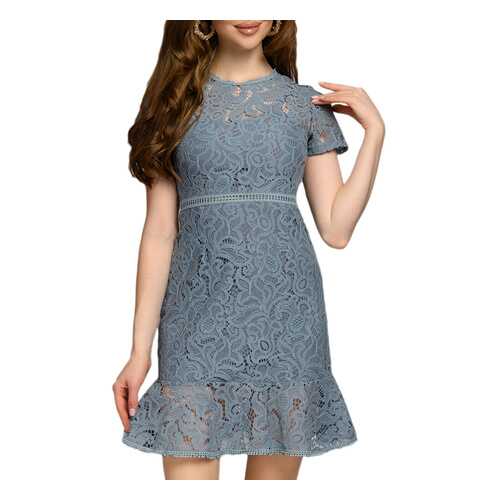 Платье женское D&M by 1001DRESS 0112001-30067BL синее XL в Орби